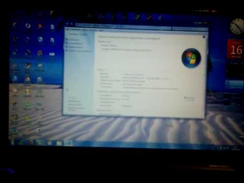 Acer Aspire One Running Windows 7 Ultimate