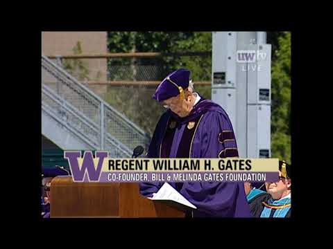 William H. Gates Sr. 2010 University of Washington Commencement Speaker