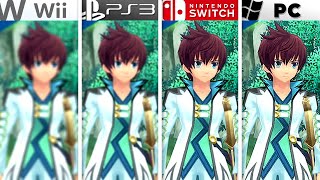Tales Of Graces F Remastered Wii Vs Ps3 Vs Switch Vs Pc Full Graphics Comparison