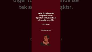Lord Byron Aşk Ve Kadın Üzerine