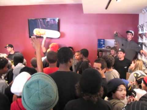 POW!!skateboard Raffled at Belief Skateshop May 1st 2011