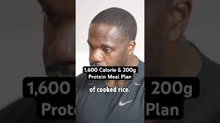 1,600 Calorie & 200G Protein Meal Plan