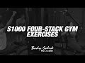 Body-Solid Pro Clubline S1000 Four-Stack Gym Exercises