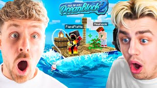 Papaplatte Und Ich Alleine Im Meer