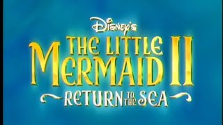 The Little Mermaid 2 Return To The Sea Vhs Promos 2000