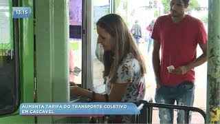 Pagem De Ônibus Aumenta Em Cascavel