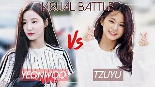 Visual Battle Momolands Yeonwoo Vs. Twices Tzuyu