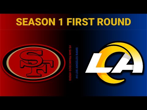 #5 San Francisco 49ers vs #4 Los Angeles Rams | NFC Playoffs: First Round | Retro Bowl Season 1