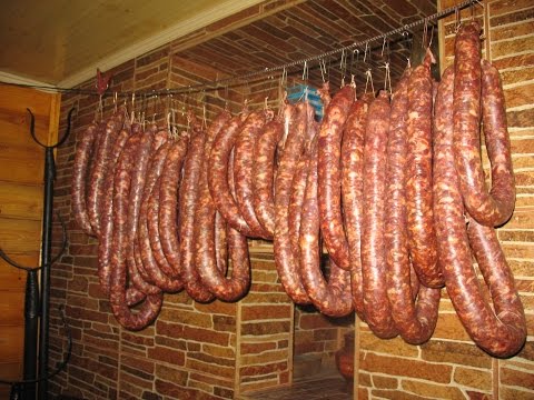 Колбаски охотничьи в домашних условиях Колбаски охотничьи в домашних условиях