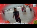 Indian desi aunty Bathing  and Enjoying Digha  sea beach