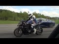 AMS Alpha 12+ Nissan GTR (racegas) vs BMW S1000RR Akrapovič﻿ slipon vs Switzer P800 GTR (pumpgas)