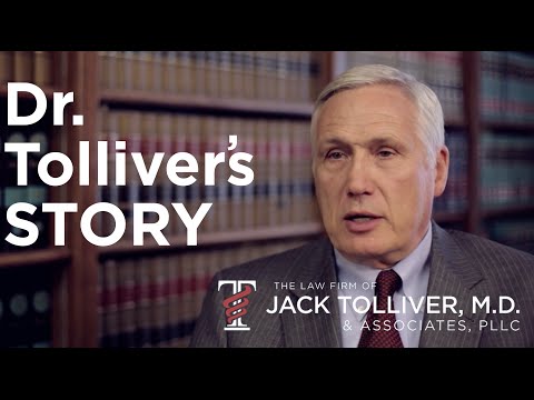 Find out why Dr. Tolliver went from the emergency room to the courtroom to help patients and families hurt by medical malpractice.