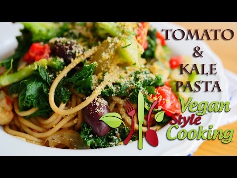 VIDEO : tomato & kale pasta with gremolata (vegan, oil free, easy) - in this episode my cousin in law shayne and myself cook an incredibly tasty tomato &in this episode my cousin in law shayne and myself cook an incredibly tasty tomato &k ...