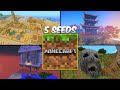 TOP 5 SEEDS SECRETAS DA NOVA VERSÃO DO MINECRAFT PE !! (Pocket Edition)