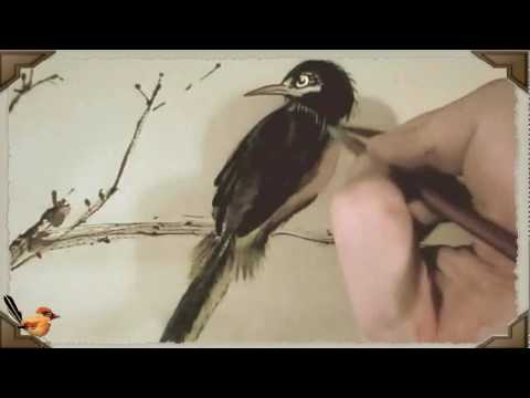 Tropical Bird Painting on Traditional Chinese Painting   Chinese Flower Bird Painting