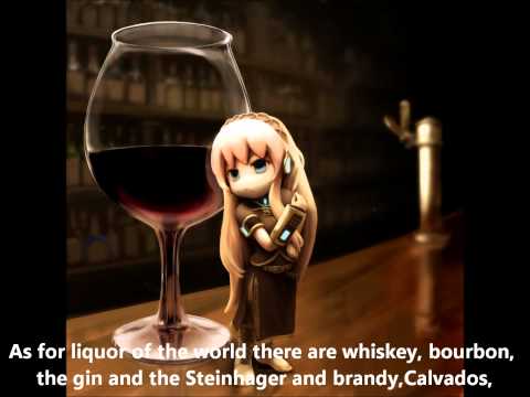 【Megurine Luka】 With liquor tonight 【Vocaloid original song】