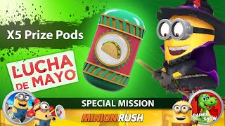 Witch Minion Rush X5 Prize Pods Lucha De Mayo Special Mission Gameplay Walkthrough