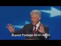 Bill Clinton speaks stock footage 2012 Democratic National Convention in Charlotte, North Carolina