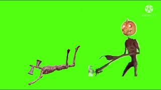 Green Screen Pumpkin Head Vs Siren Head