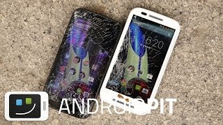 Moto G vs. Moto E - Test de caída, ¿sobrevivirán?