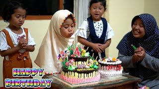 Selamat Ulang Tahun Aqila Ke 4 - Potong Kue Ulang Tahun Happy Birthday Song