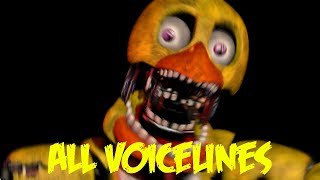 Withered Chica | All Voicelines with Subtitles | Ultimate Custom Night