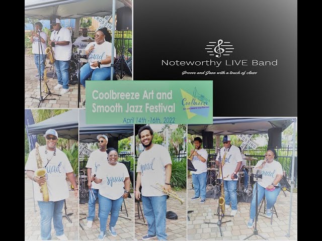 Noteworthy LIVE Band at the Coolbreeze Art and Smooth Jazz Festival