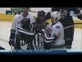 Tom Sestito vs Jordan Nolan fight Vancouver Canucks vs LA Kings 1/13/14 NHL Hockey