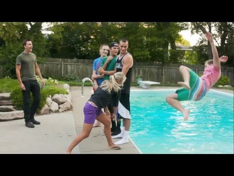 iPhone Roulette: Throwing people and a cell phone into a pool