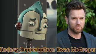 Character And Voice Actor - Robots - Rodney Copperbottom - Ewan Mcgregor