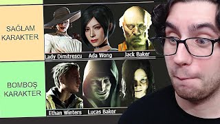 Tüm Resident Evil Karakterlerini Siraladim - Tierlist