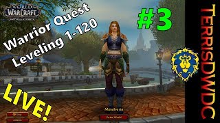World of Warcraft Quest Leveling WARRIOR Level 17 | LIVE | Family Friendly