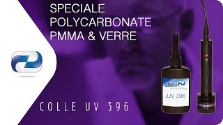 Collage UV sur verre et pmma - colle industrielle