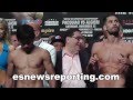 pacquiao vs algieri final faceoff and weigh in update EsNews