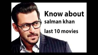 Salman Khan Last 10 Movies