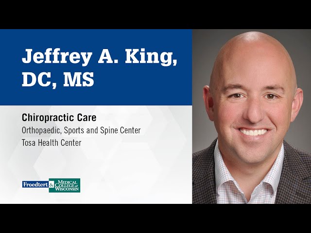Watch Dr. Jeff King, chiropractor on YouTube.