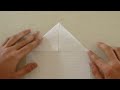 1 - How To Make Origami Paper Airplane