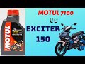 Thay nhớt Motul 7100 10w50 cho Exciter 150