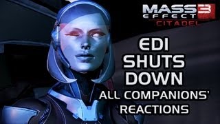 M Effect 3 Citadel Dlc Edi Shuts Down All Companions Reactions