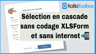 Sélection En Cascade Sur Un Formulaire Xlsform Avec Odk Build Cascading Select In Kobotoolbox
