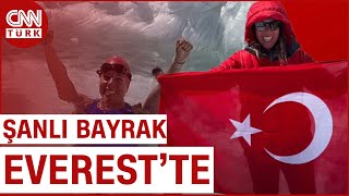 Everest'te Dünya Rekoru! Milli Yüzücü Deniz Kayadelen Buz Gibi Suda 5 Dakika Kaldı...