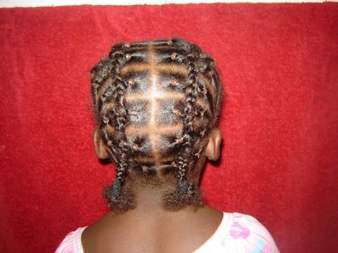 Tags: cornrows hair style french braid rubber bands corn rows natural afro