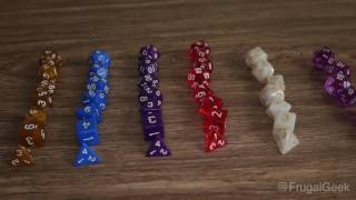105-pack of RPG Dice Review