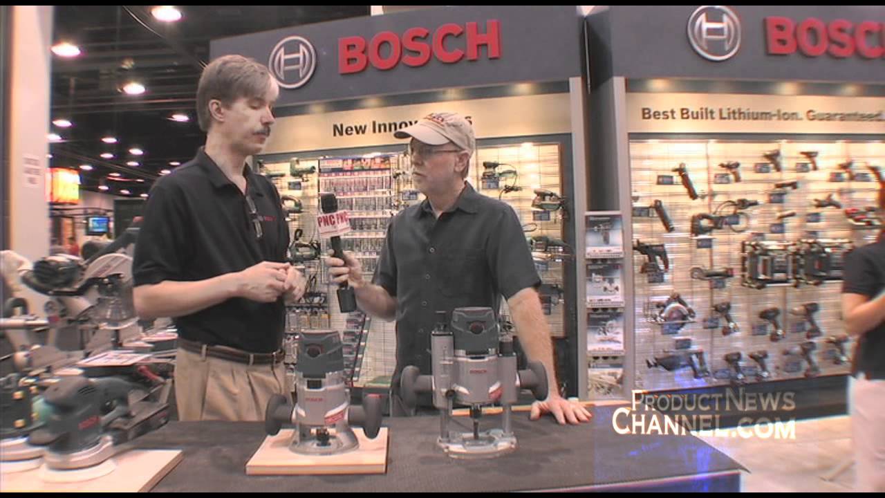 Bosch Tool Review MR 23 Router AWFS Show With Billy Carmen - YouTube