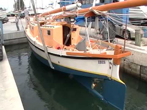 Launch of Reuel Parker's Schooner Ibis - YouTube