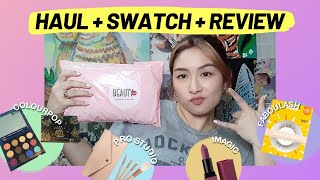 BeautyMNL Haul Review! Unboxing & Makeup Swatch (ColourPop The Zodiac, Faboulash, ++) | Jikka Defiño