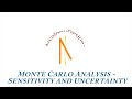 MS Excel: Monte Carlo Analysis - Uncertainty and Sensitivity to Change