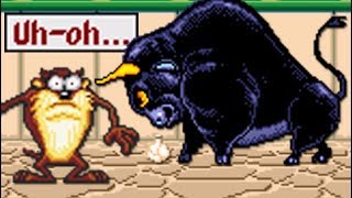 Taz-Mania: Escape From Mars (Genesis) All Bosses (No Damage)