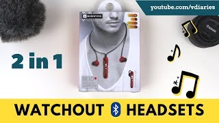 Watchout Borofone Transformer Wireless Headset Review | 2 in 1 budget headset