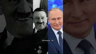 Putin And Hitler Two Dictators. One Face
